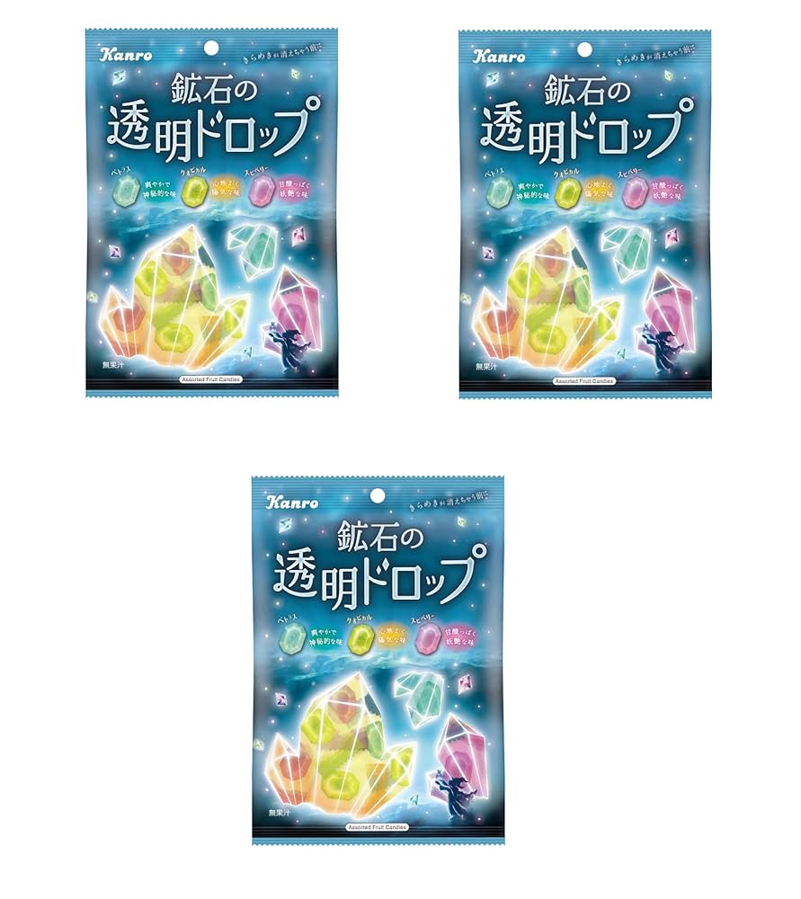 Amazon.co.jp: コンビニー限定 2024年1月 カンロ Kanro 鉱石の